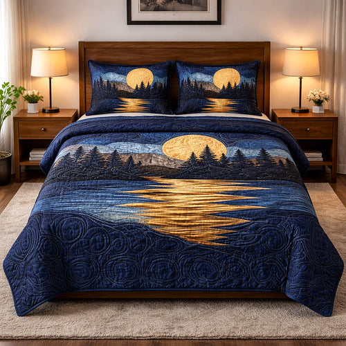 Tranquil Horizon 3-Piece Quilted Bedding Set GFTOTP17378