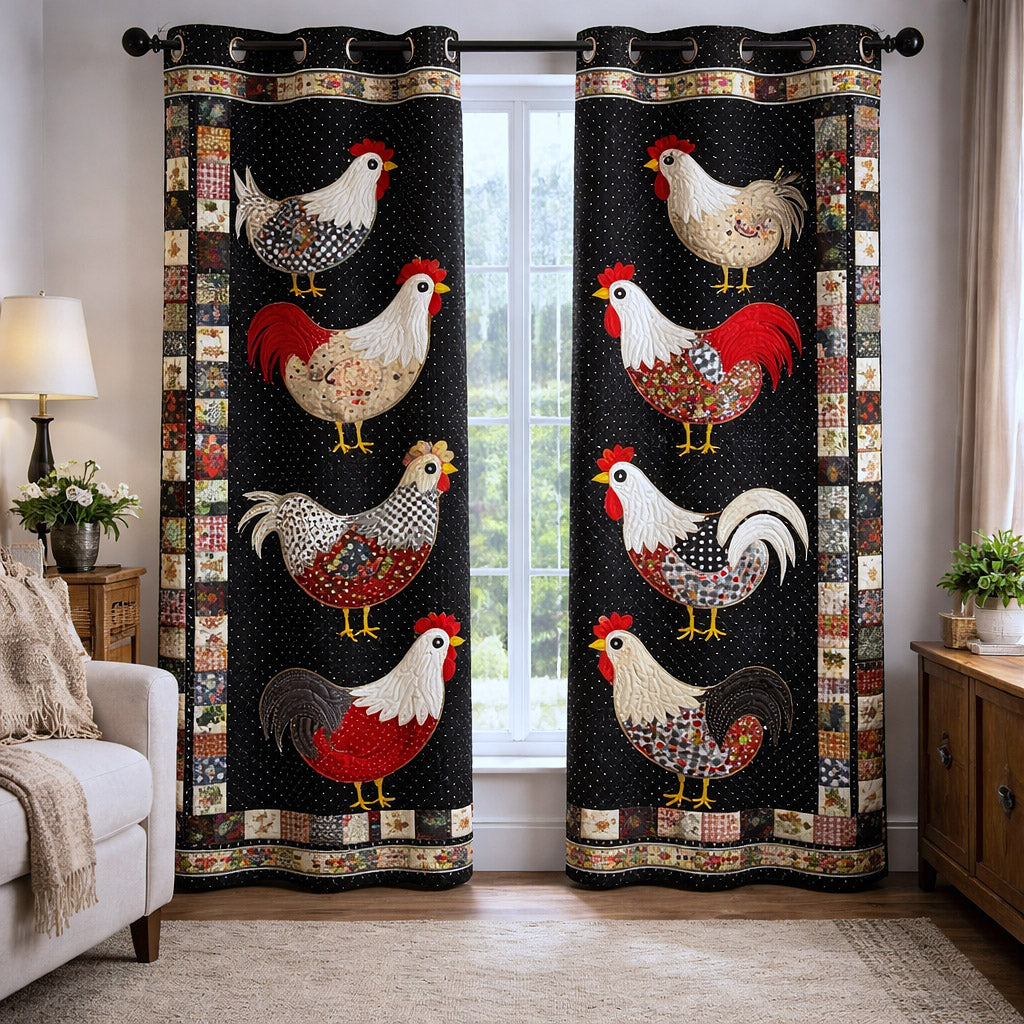Coop Charm Quilted Curtains GFTOTP17424