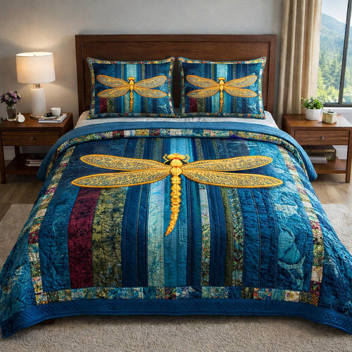 Mystic Wings 3-Piece Quilted Bedding Set GFTOTP17428