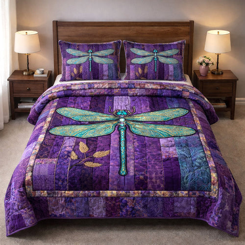 Mystic Wings 3-Piece Quilted Bedding Set GFTOTP17429