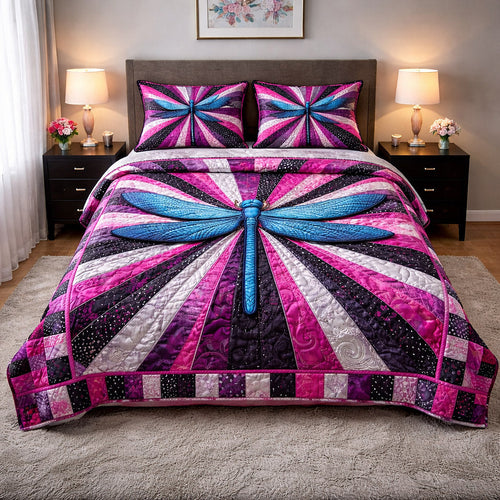 Mystic Wings 3-Piece Quilted Bedding Set GFTOTP17430