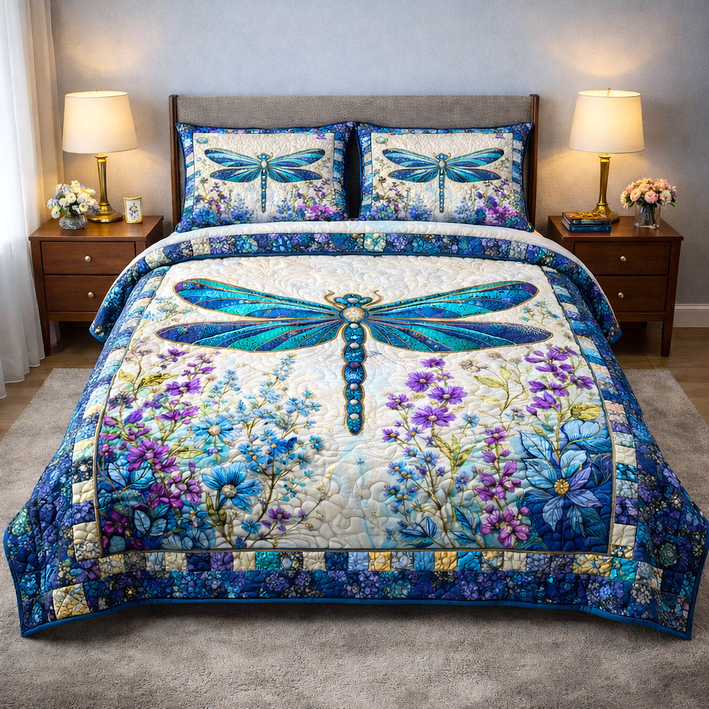 Mystic Wings 3-Piece Quilted Bedding Set GFTOTP17432