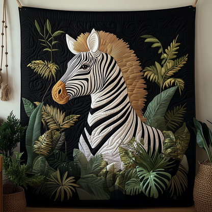 Elegant Zebra Quilted Blanket GFTOTP1743