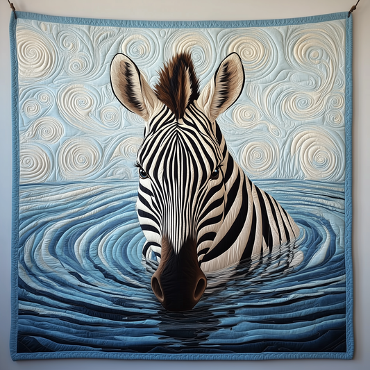 Elegant Zebra Quilted Blanket GFTOTP1746
