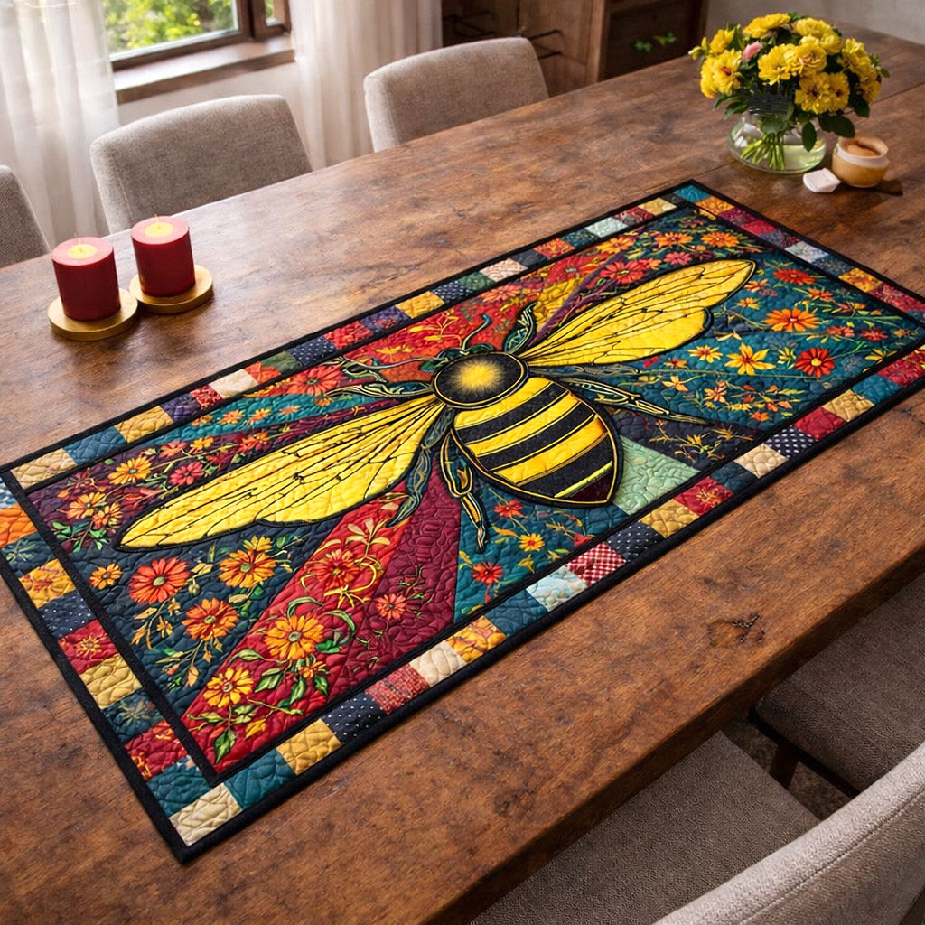 Honey Buzz Quilted Table Runner GFTOTP17497