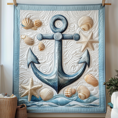 Nautical Anchor Quilted Blanket GFTOTP1750