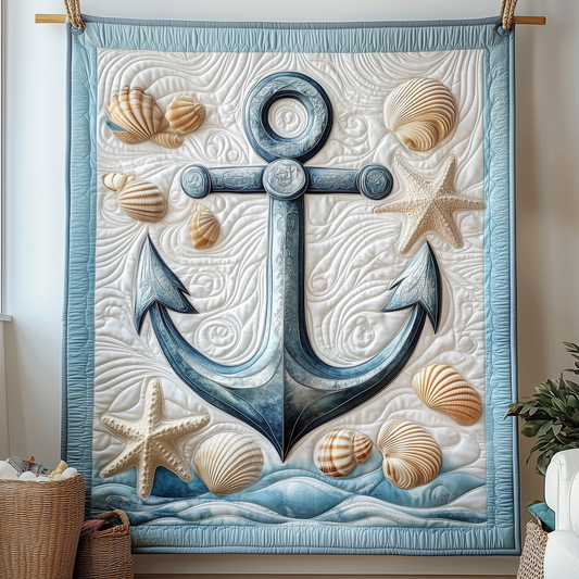 Nautical Anchor Quilted Blanket GFTOTP1750