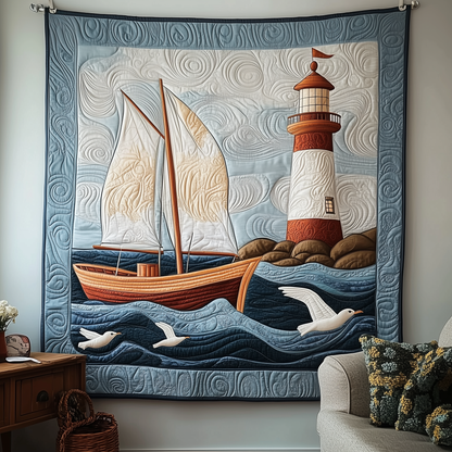 Nautical Life Quilted Blanket GFTOTP1755