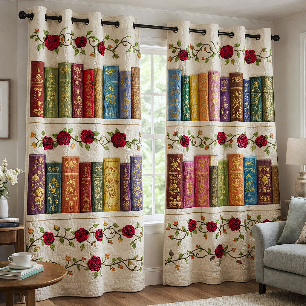 Reading Nook Quilted Curtains GFTOTP17579