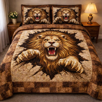 Majestic Pride 3-Piece Quilted Bedding Set GFTOTP17591