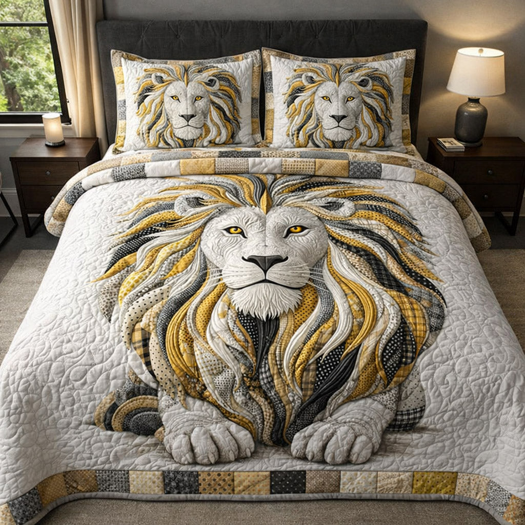 Majestic Pride 3-Piece Quilted Bedding Set GFTOTP17592
