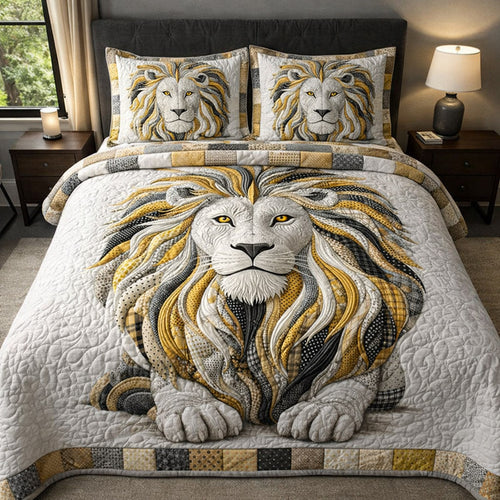Majestic Pride 3-Piece Quilted Bedding Set GFTOTP17592