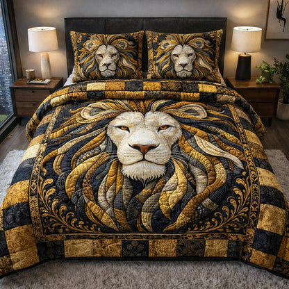 Majestic Pride 3-Piece Quilted Bedding Set GFTOTP17593