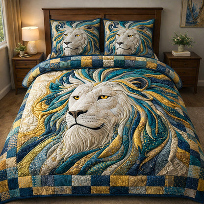 Majestic Pride 3-Piece Quilted Bedding Set GFTOTP17594