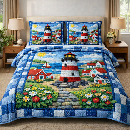 Coastal Breeze 3-Piece Quilted Bedding Set GFTOTP17682