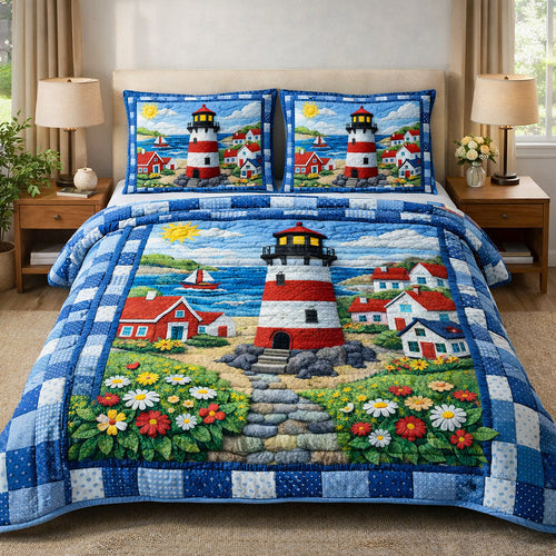 Coastal Breeze 3-Piece Quilted Bedding Set GFTOTP17682