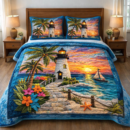 Coastal Breeze 3-Piece Quilted Bedding Set GFTOTP17685