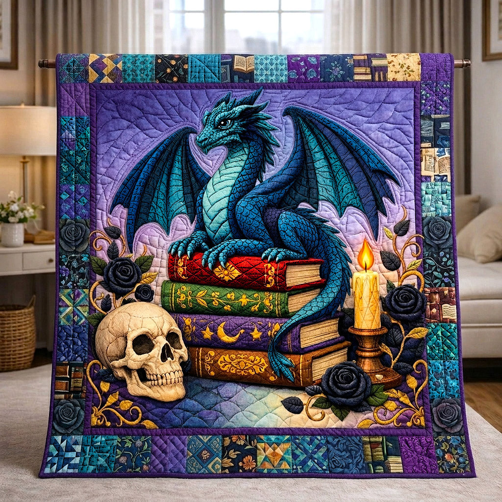 Literary Haven Quilted Blanket GFTOTP17710