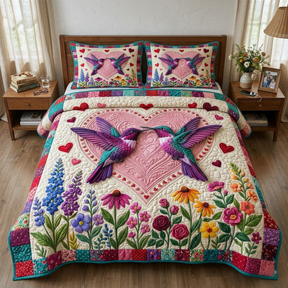 Garden Hover 3-Piece Quilted Bedding Set GFTOTP17798