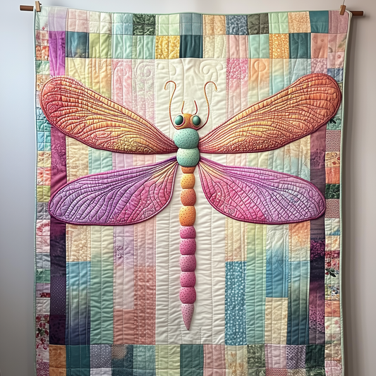 Elegant Dragonfly Quilted Blanket GFTOTP1779