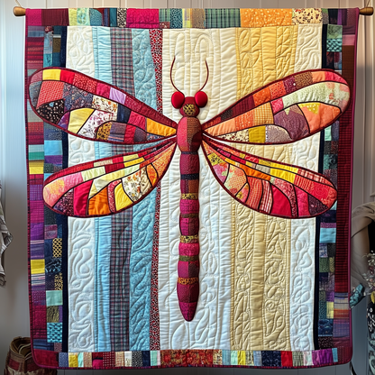 Elegant Dragonfly Quilted Blanket GFTOTP1781