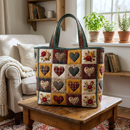 Blossom Grace Quilted Tote Bag GFTOTP17825