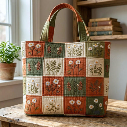 Blossom Grace Quilted Tote Bag GFTOTP17829