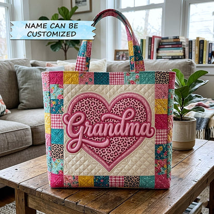 Heart Gift Quilted Tote Bag QTCUZ GFTOTP17856