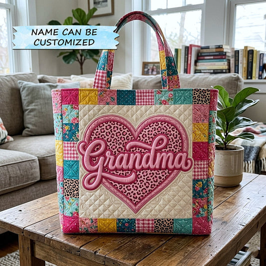 Heart Gift Quilted Tote Bag QTCUZ GFTOTP17856
