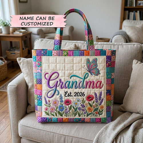 Heart Gift Quilted Tote Bag QTCUZ GFTOTP17857