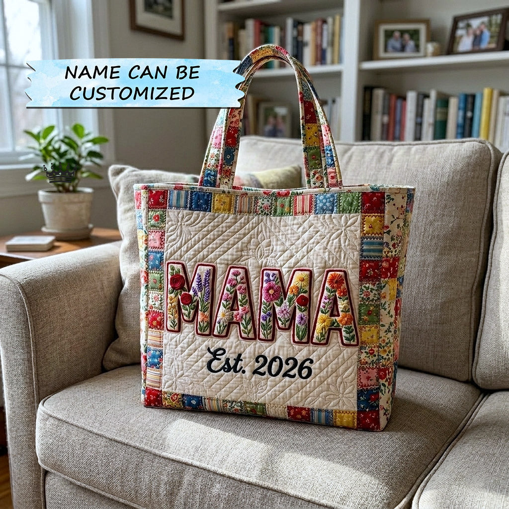 Heart Gift Quilted Tote Bag QTCUZ GFTOTP17859