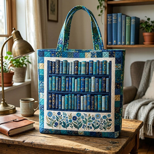 Library Nook Quilted Tote Bag GFTOTP17888