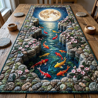 Koi Serenity Quilted Table Runner GFTOTP17889