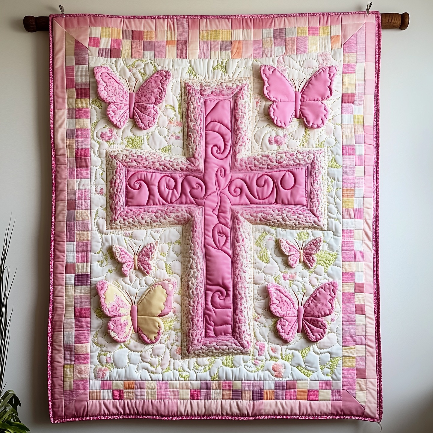 Jesus Cross Quilted Blanket GFTOTP1794