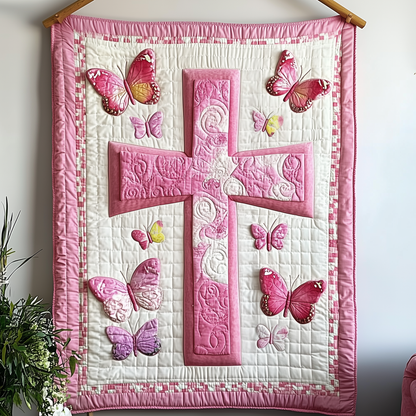 Jesus Cross Quilted Blanket GFTOTP1795