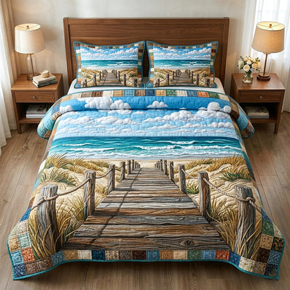 Palm Paradise 3-Piece Quilted Bedding Set GFTOTP17975