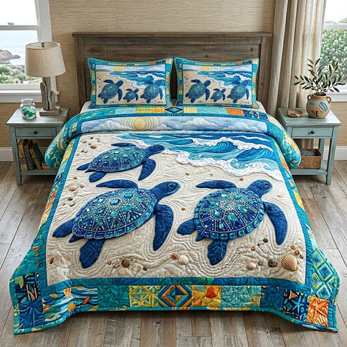 Palm Paradise 3-Piece Quilted Bedding Set GFTOTP17976