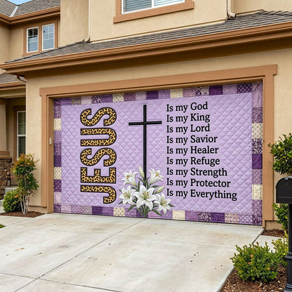 He Is Risen Garage Door Banner GFTOTP17978