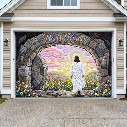 He Is Risen Garage Door Banner GFTOTP17981