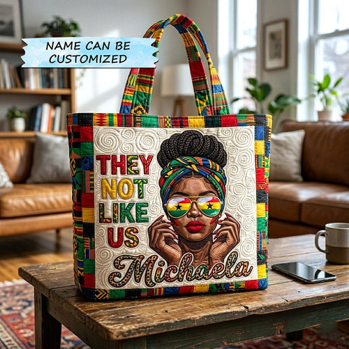 Melanin Queen Quilted Tote Bag QTCUZ GFTOTP17983