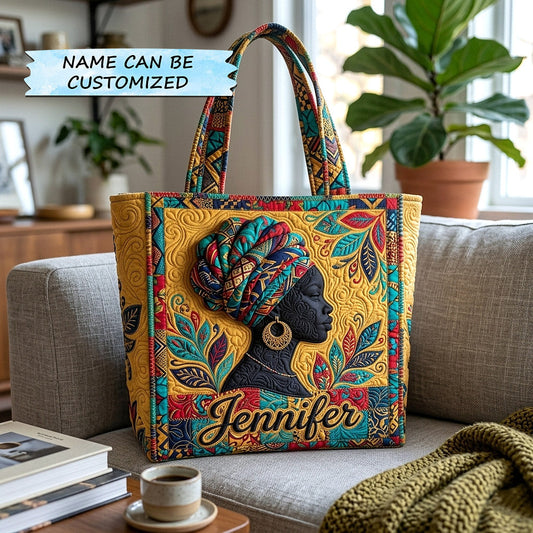 Ebony Empress Quilted Tote Bag QTCUZ GFTOTP17990