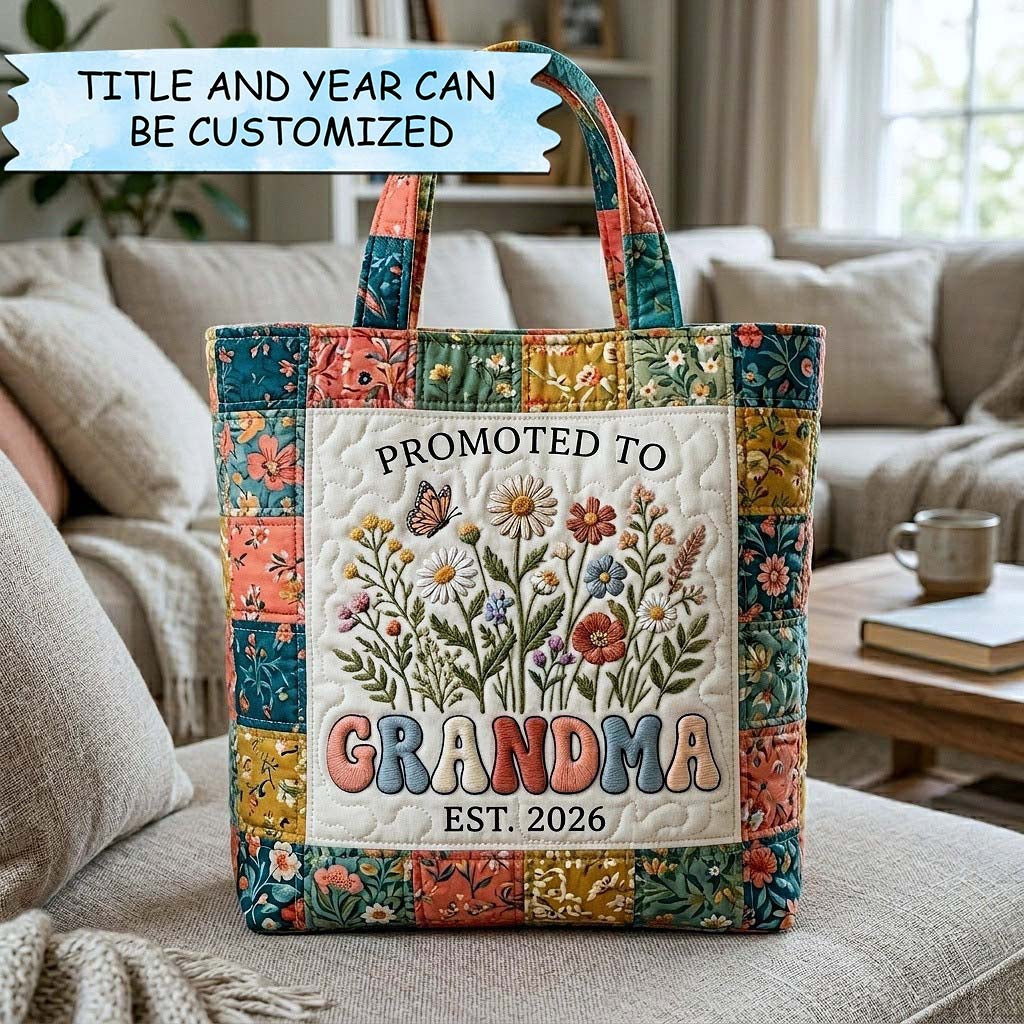 Her Surprise Quilted Tote Bag QTCUZ GFTOTP18008