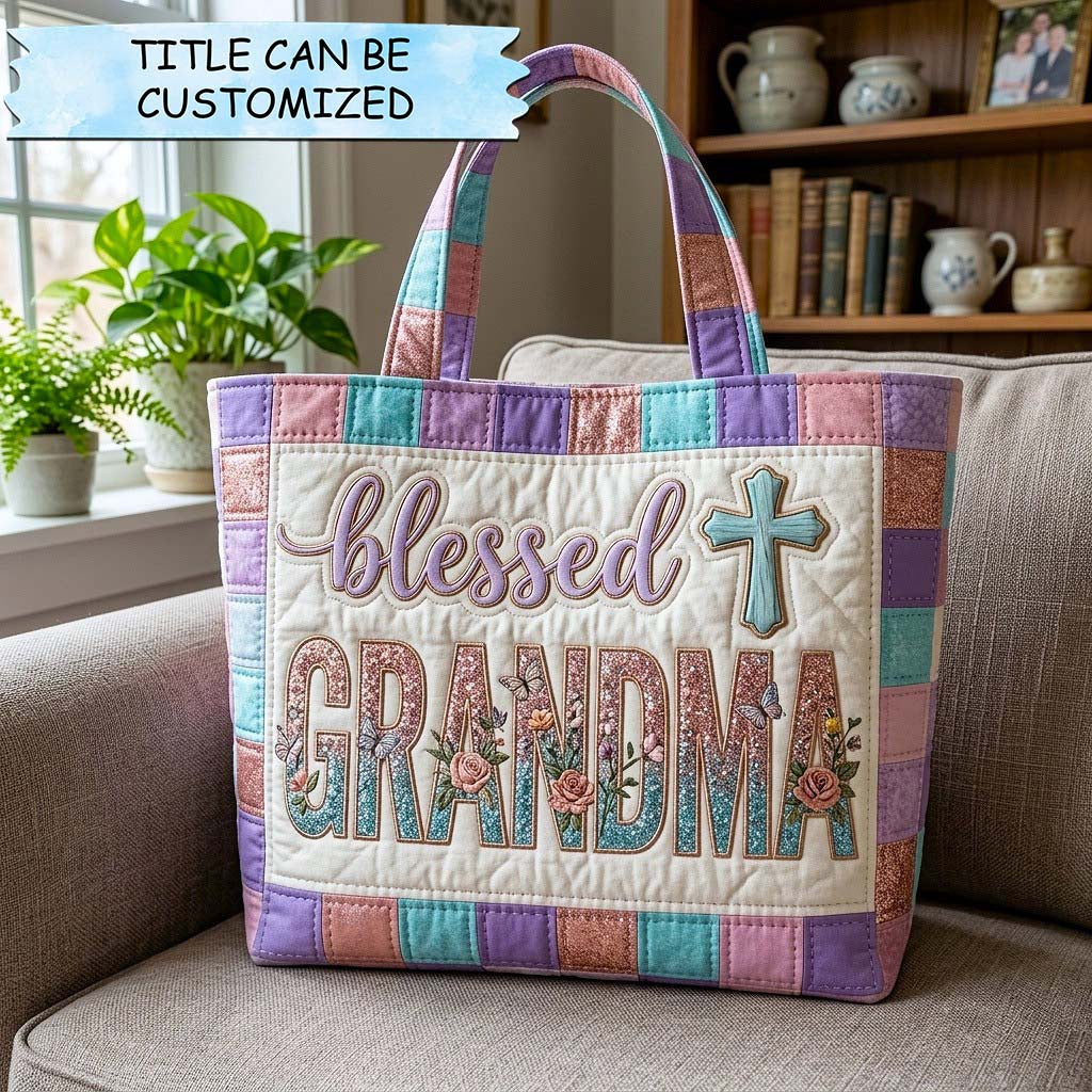 Her Surprise Quilted Tote Bag QTCUZ GFTOTP18009