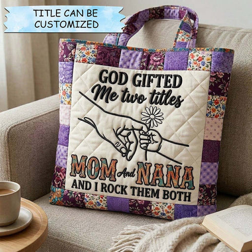Darling Gift Quilted Tote Bag QTCUZ GFTOTP18014