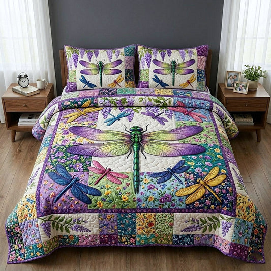 Meadow Wings 3-Piece Quilted Bedding Set GFTOTP18020