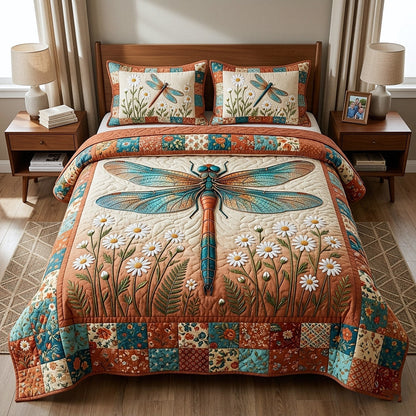 Meadow Wings 3-Piece Quilted Bedding Set GFTOTP18021
