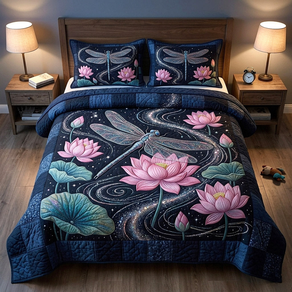 Meadow Wings 3-Piece Quilted Bedding Set GFTOTP18022