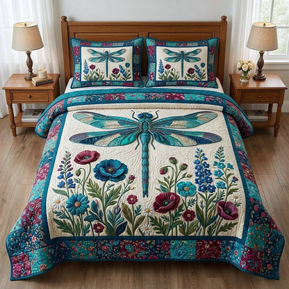 Meadow Wings 3-Piece Quilted Bedding Set GFTOTP18026