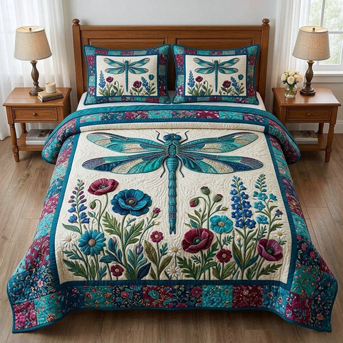 Meadow Wings 3-Piece Quilted Bedding Set GFTOTP18026