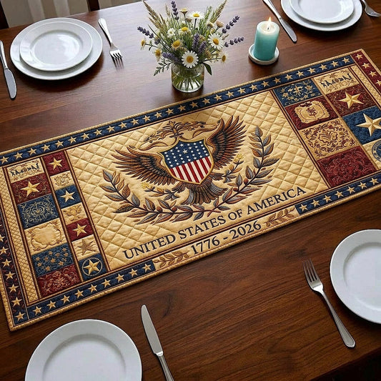 Heritage Patch Quilted Table Runner GFTOTP18073